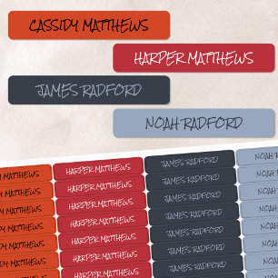 Winter Spice Colour Coded Penned Name Waterproof