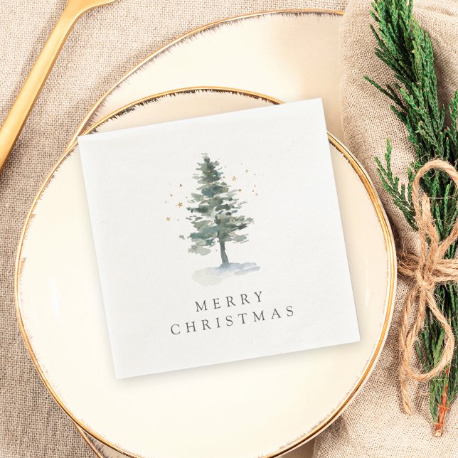 Winter Splendour Merry Christmas Holiday Party Napkin (Creator Uploaded)