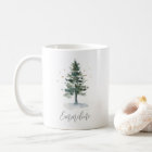 Winter Splendour Pine Tree Personalized Christmas