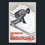Winter Sport in Braunwald Switzerland Vintage Ski Poster<br><div class="desc">Winter Sport in Braunwald Switzerland Vintage Ski Poster - Framed Print - Canvas Art Print

vintage travel poster,  retro travel art,  swiss alps print,  french riviera art,  vintage ski poster,  coastal wall decor,  retro train poster,  japanese art print,  space exploration poster,  vintage ad print</div>