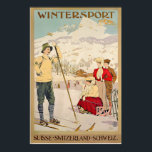 Winter Sport Switzerland Vintage Ski Poster<br><div class="desc">Winter Sport Switzerland Vintage Ski Poster - Framed Print - Canvas Art Print

vintage travel poster,  retro travel art,  swiss alps print,  french riviera art,  vintage ski poster,  coastal wall decor,  retro train poster,  japanese art print,  space exploration poster,  vintage ad print</div>