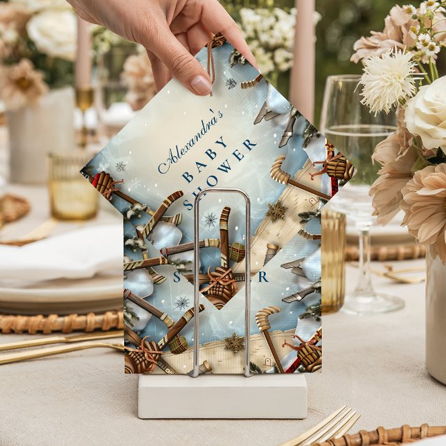 Winter Sports Baby Shower Napkin (Creator Uploaded)