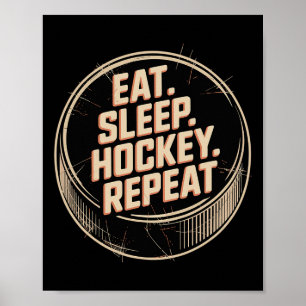 Winter Sports Coach Funny Hockey Tournament Poster