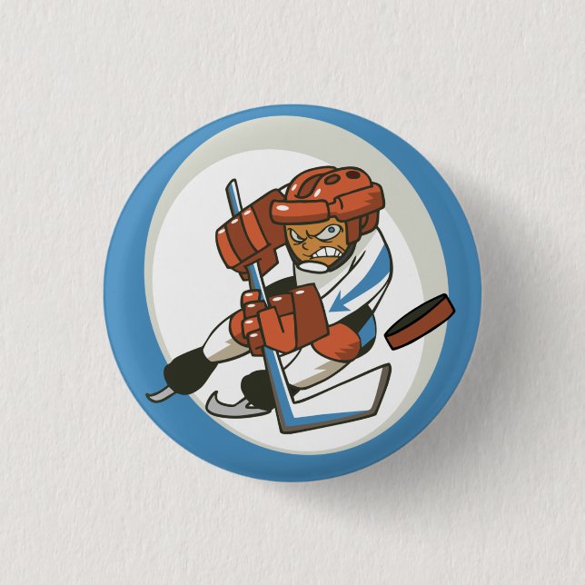 Winter Sports Hockey Flair Button (Front)