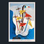 Winter Sports in France Jura Alpes Vosges Pyrenees Poster<br><div class="desc">Winter Sports in France Jura Alpes Vosges Pyrenees Vintage Ski Poster - Framed Print - Canvas Art Print

vintage travel poster,  retro travel art,  swiss alps print,  french riviera art,  vintage ski poster,  coastal wall decor,  retro train poster,  japanese art print,  space exploration poster,  vintage ad print</div>