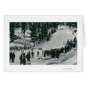Winter Sports Scene at Charleston Mountain