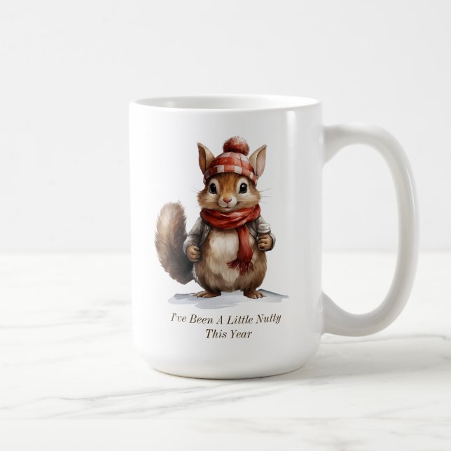 Winter Squirrel Mug (Right)