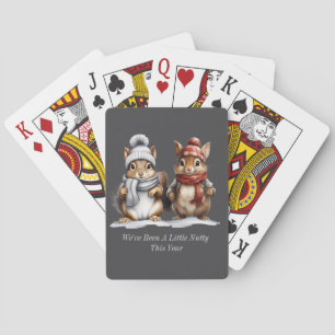 Winter Squirrel Playing Cards