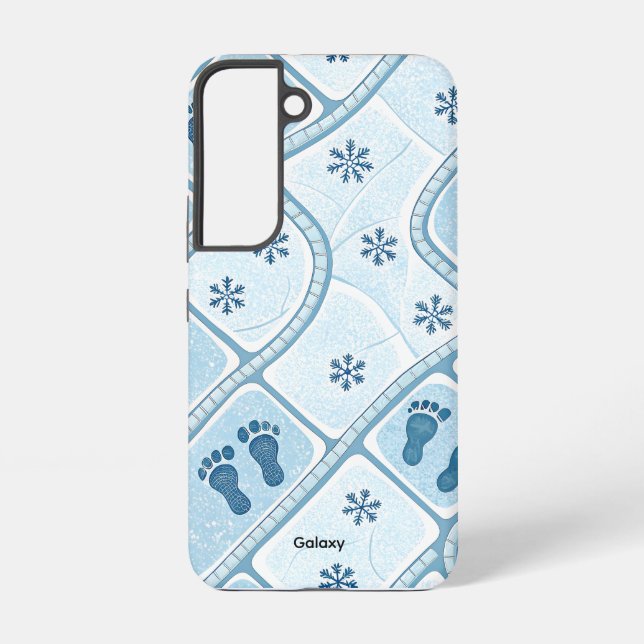 Winter Steps Galaxy S22 Case  (Back)