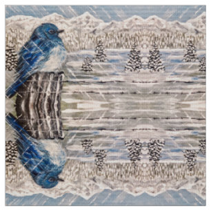 Winter Storm Bluebird Fabric