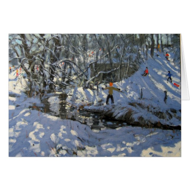 Winter Stream Derbyshire (Front Horizontal)