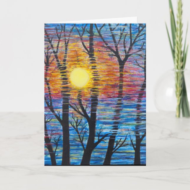 Winter Sun Holiday Card (Front)