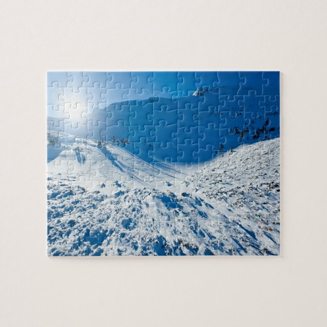 Winter sun jigsaw puzzle (Horizontal)