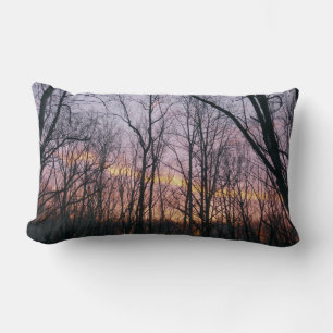 Winter Sunrise II Lumbar Pillow