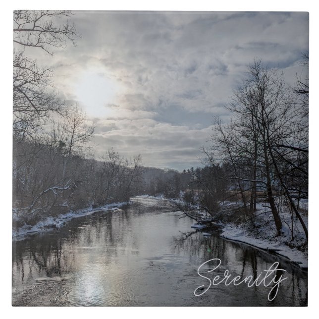 Winter Sunrise in CVNP Tile (Front)