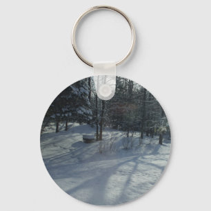 Winter Sunrise Keychain