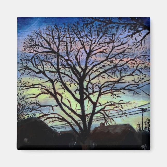 Winter Sunrise Magnet (Front)