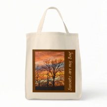 Winter Sunset 1 Custom Bag