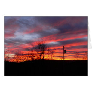 Winter Sunset in the Catskills