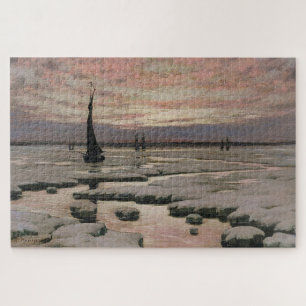 Winter Sunset  Jigsaw Puzzle