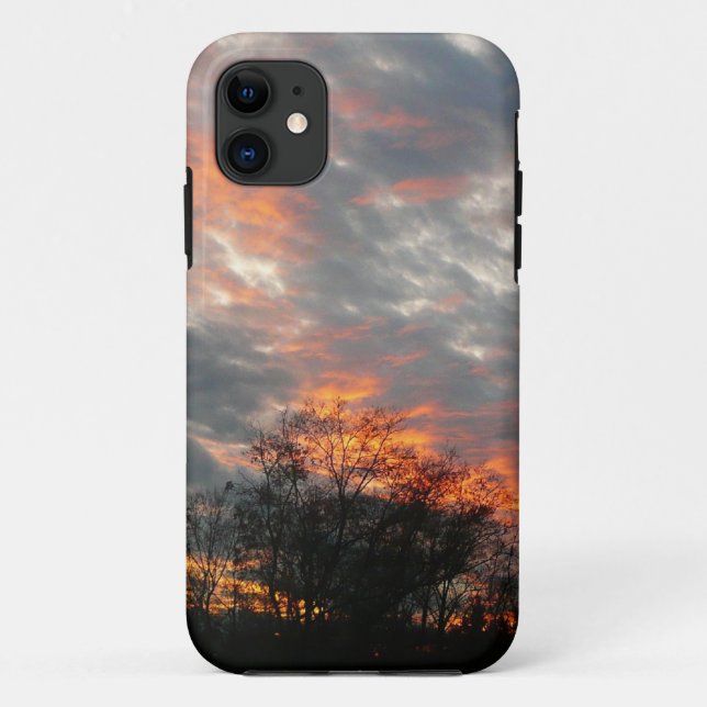 Winter Sunset Nature Landscape Photography Case-Mate iPhone Case (Back)