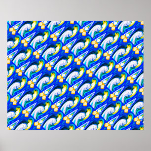 Winter sunshine poster