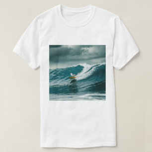 Winter Surfer Seagull, Seagull Surfing, Seagull  T T-Shirt