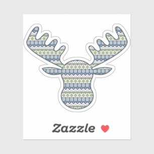 Winter Sweater Contour Sticker