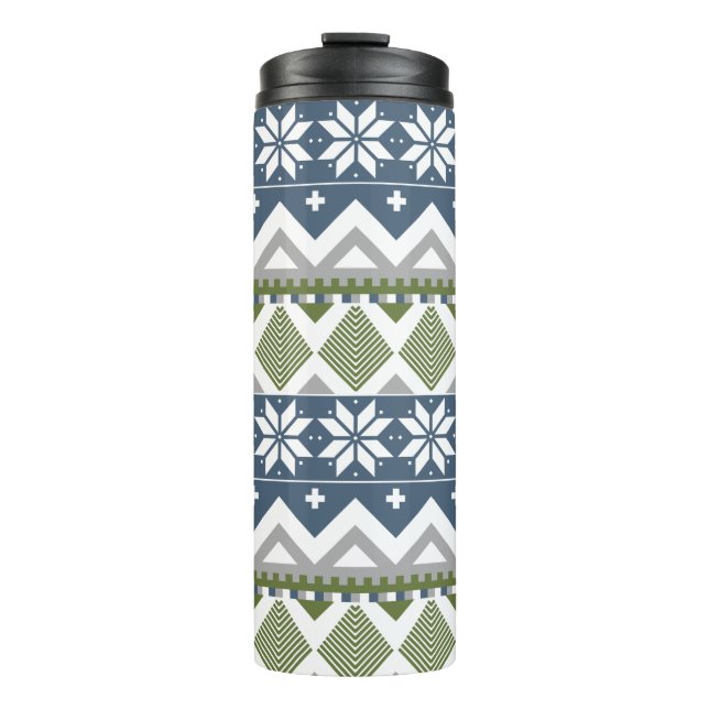Winter Sweater Thermal Tumbler (Front)