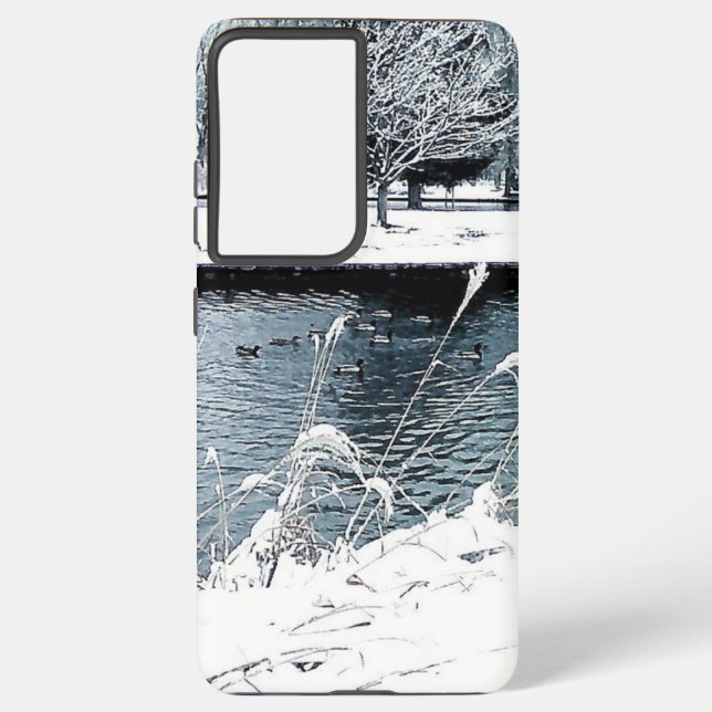 Winter Swim  Samsung Galaxy S21 Ultra Case (Back)