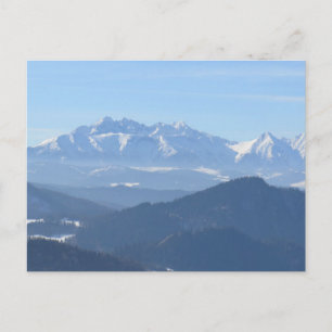 Winter Tatras view Postcard