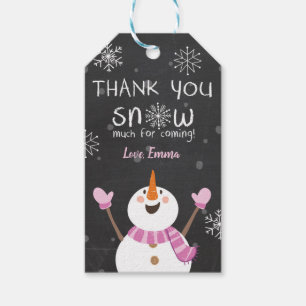 Winter thank you Snow much favour tags Snowman Pin