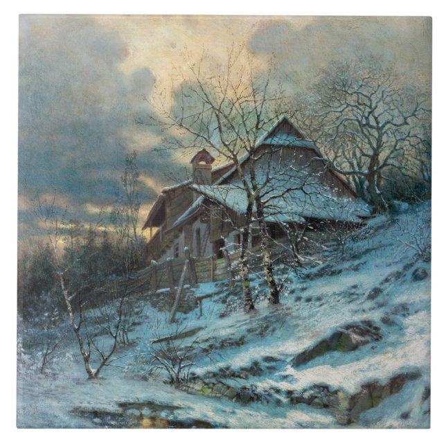 Winter Theme by Angyal Vojtech Tile (Front)