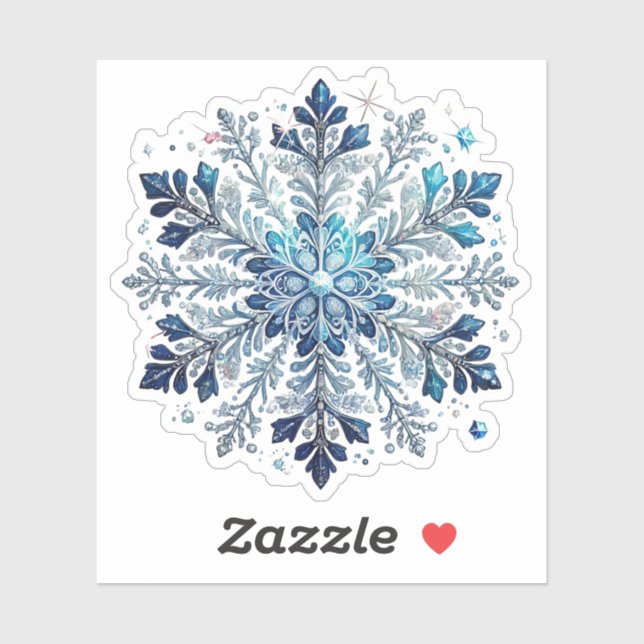 Winter theme snowflakes and ice cristal (Sheet)