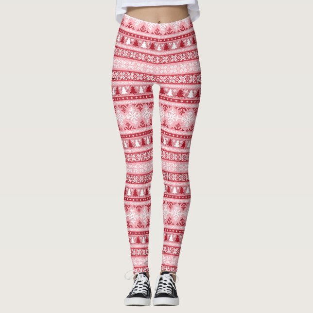 Winter Themed Leggings (Front)