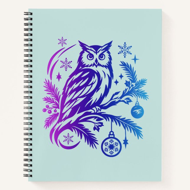 Winter-themed notebook (Front)