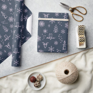 Winter Things Wrapping Paper - Dusk + Dust