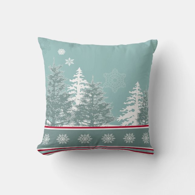 Winter Throw Pillow (Front)