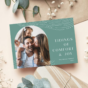 Winter Tidings   Single Photo Holiday Card