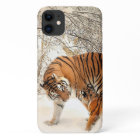 Winter Tigers custom monogram cases