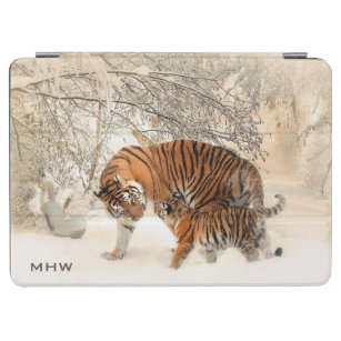 Winter Tigers custom monogram device covers