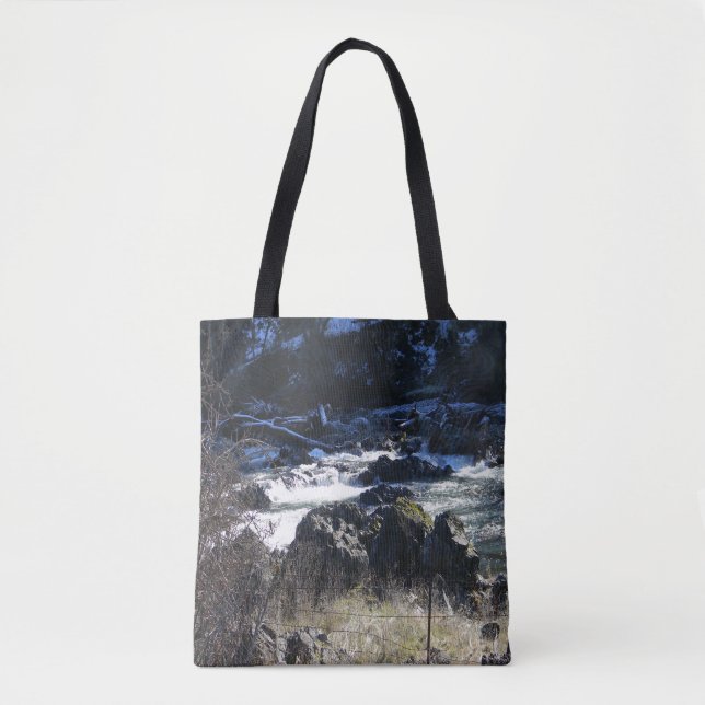 Winter time in Hayfork, California... Tote Bag (Front)
