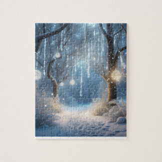 Winter Time in the Forest Jigsaw Puzzle