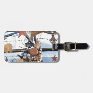 Winter Time Luggage Tag