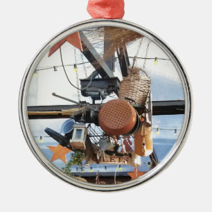 Winter Time Metal Ornament