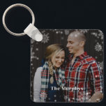 Winter Time Personalized Photo Keychain<br><div class="desc">Keep your keys safe and spectacular with a personalized keychain. Designed by Berry Berry Sweet,  Modern Stationery and Personalized Gifts. Visit our website at www.berryberrysweet.com to see our full product lines.</div>