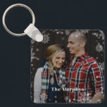 Winter Time Personalized Photo Keychain<br><div class="desc">Keep your keys safe and spectacular with a personalized keychain. Designed by Berry Berry Sweet,  Modern Stationery and Personalized Gifts. Visit our website at www.berryberrysweet.com to see our full product lines.</div>