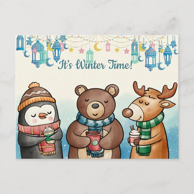 Winter Time Postcard (Front)