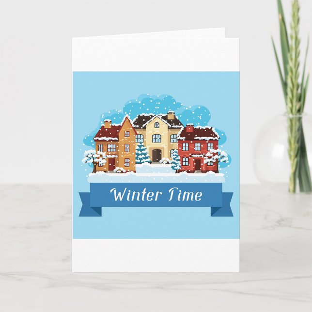 Winter Time Snowing Card (Creator Uploaded)