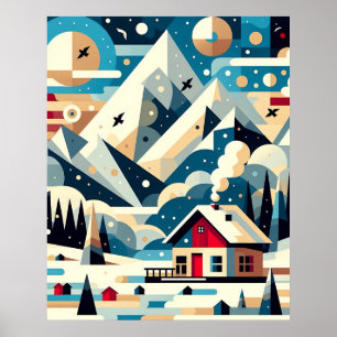 Winter Tranquility Poster